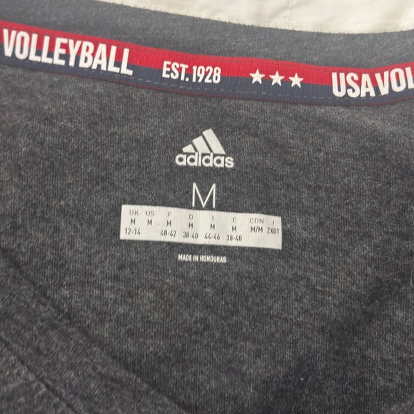Adidas Charcoal Gray USA Volleyball Tee | Women’s Medium - Picture 5 of 5